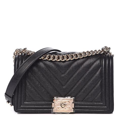 chanel boy bag chevron caviar|BOY CHANEL .